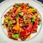 Rindergeschnetzeltes mit Paprika