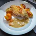 Perlhuhn Rezept mit Kartoffeln aus dem Ofen