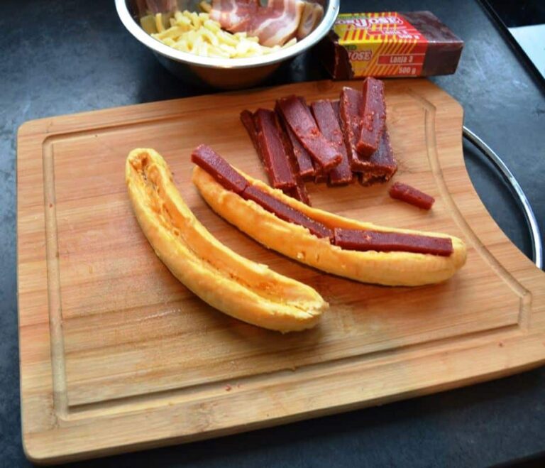 Platano con Queso y Bocadillo