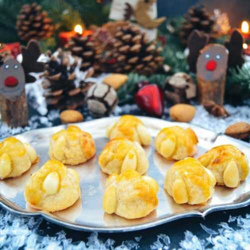 Bethmännchen mit Rosenwasser und Marzipan