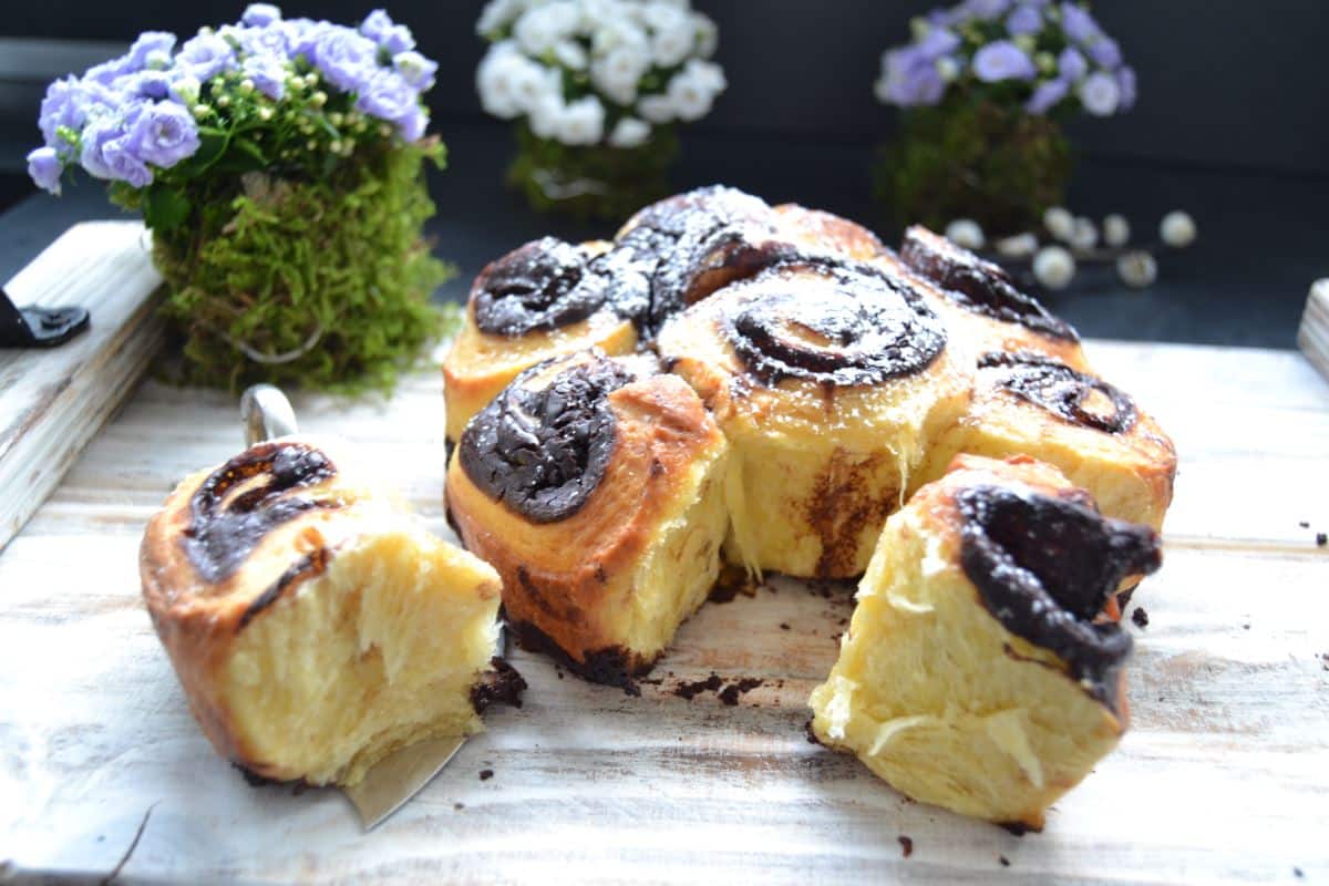 Schokoladen-Brioche