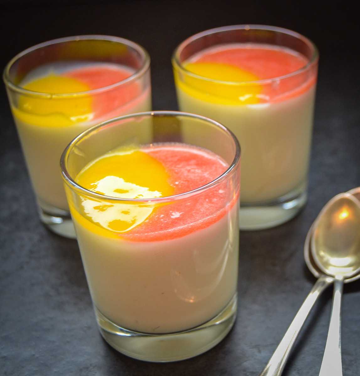 Panna Cotta mit Waldmeister - Kochen aus Liebe