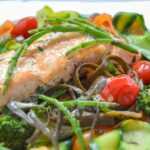 Low Carb Nudeln mit Lachs