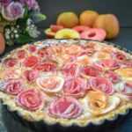 einfaches Apfelrosen Tarte Rezept mit Mandelcreme