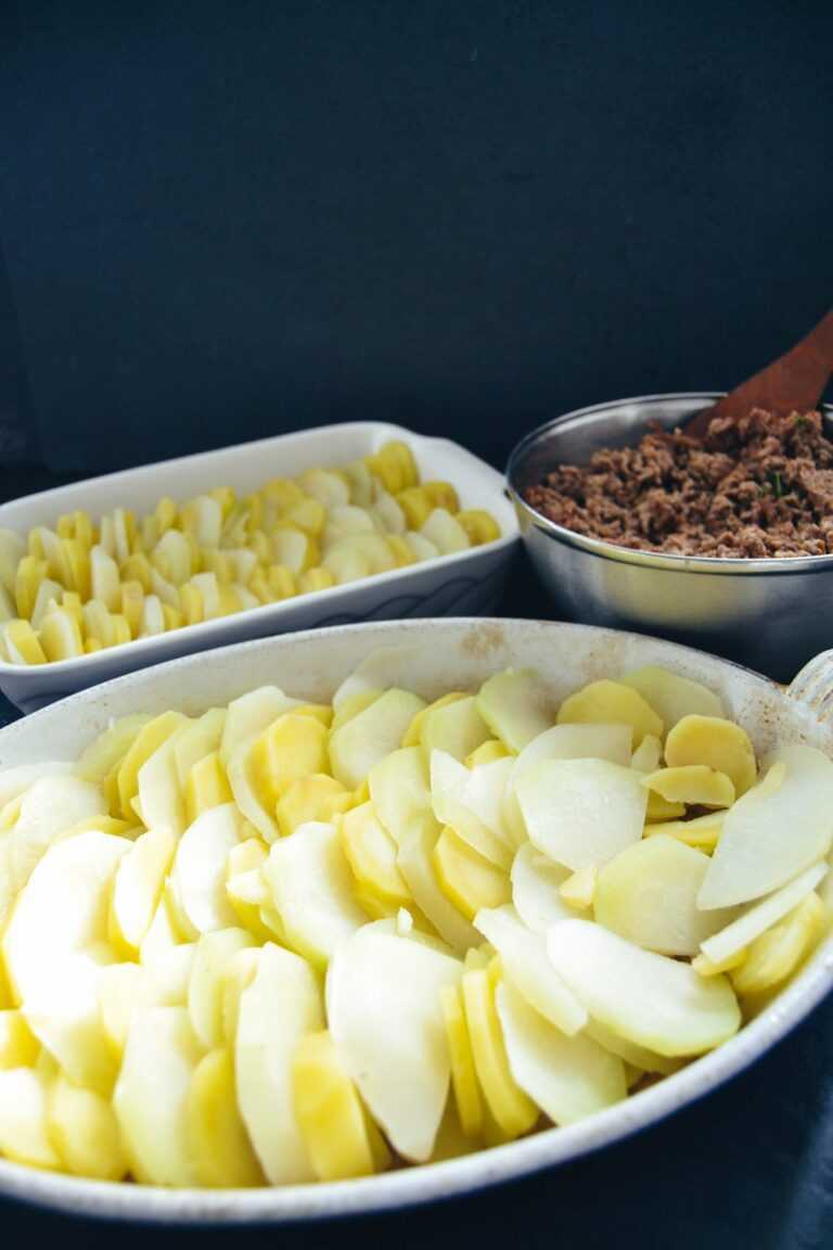 Kohlrabi Auflauf mit Kartoffeln und Hackfleisch - Kochen aus Liebe