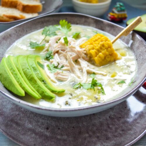 Ajiaco Bogotano Kartoffeleintopf aus Kolumbien