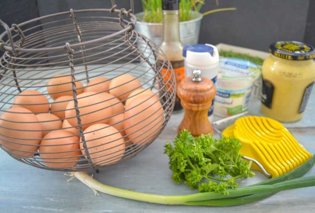 Einfaches Eiersalat Rezept mit Schmand - Kochen aus Liebe