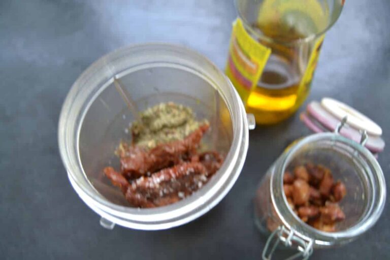 Gefüllter Ziegenkäse mit Pistazien Basilikum Pesto - Kochen aus Liebe