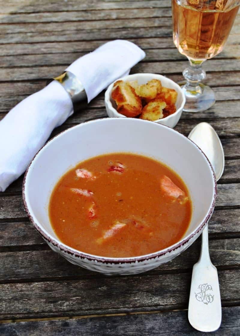 Hummer Bisque Hummersuppe Kochen aus Liebe