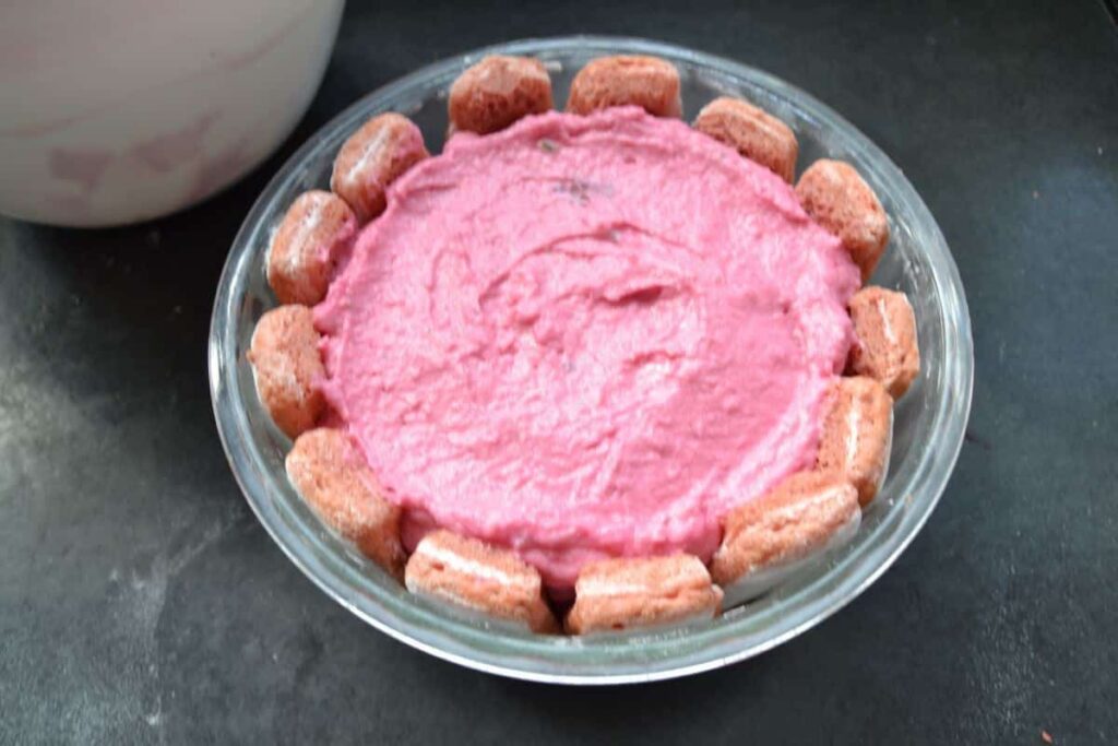 Kokos Himbeer Charlotte - Kochen aus Liebe