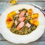 Westfälischen Grünkohl mit Mettenden kochen