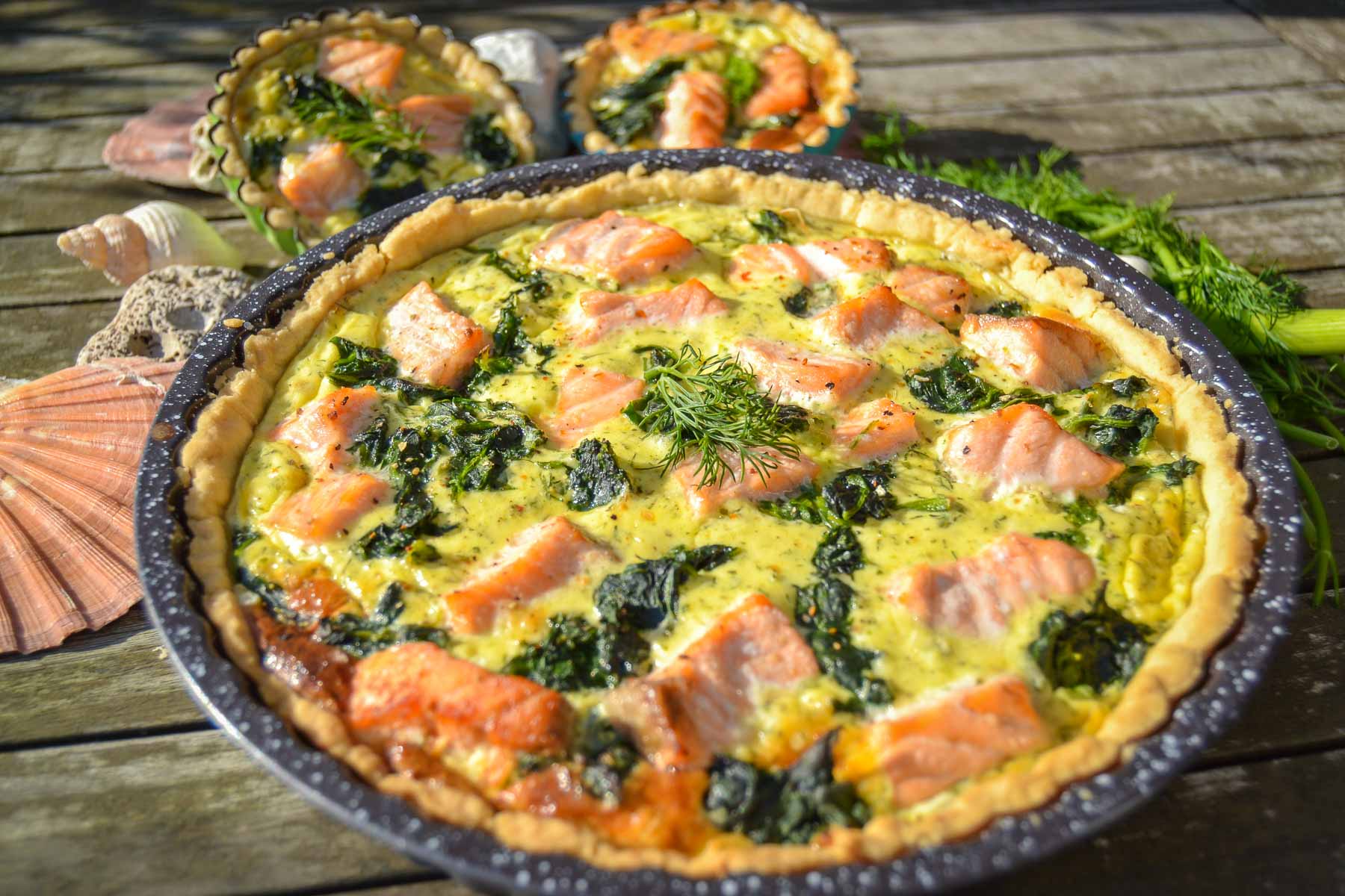 Lachs Quiche Mit Spinat Rezept Kochen Aus Liebe