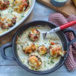 Gefüllte Champignons mit Hackfleisch und Käse