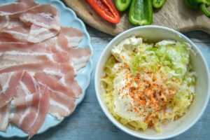 Bacon, Frischkäsecreme