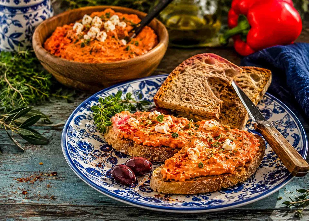 Paprika Feta Dip Rezept