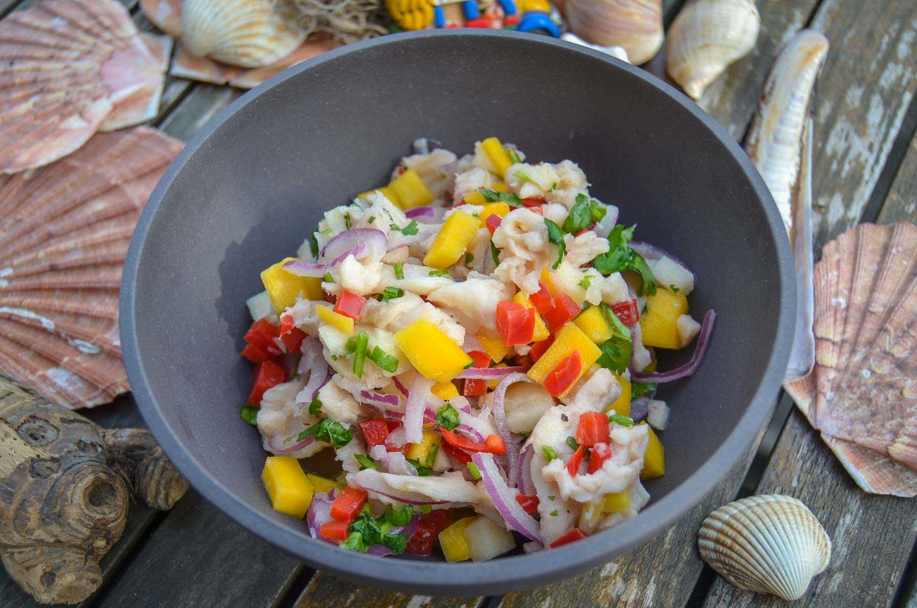 Ceviche Rezept mit Kabeljau und Mango - Kochen aus Liebe