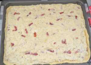 Zwiebelkuchen vom Blech