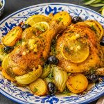 französisches Zitronenhähnchen Rezept aus dem Backofen