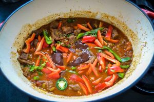 Originaler Chili con Carne mit Schokolade