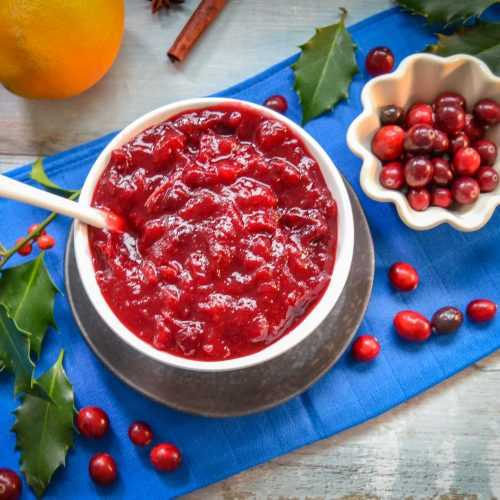 Cranberry Sauce Rezept mit Orange