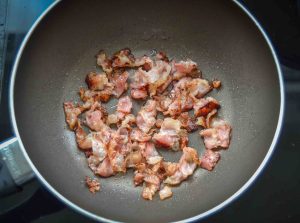 Pancetta knusprig braten
