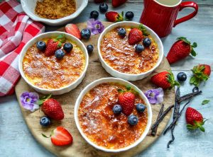 Crème brûlée Rezept mit Vanille