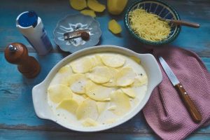 Kartoffelgratin Rezept mit Sahne