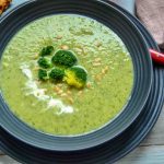 Brokkolisuppe mit Kartoffeln vegetarisch