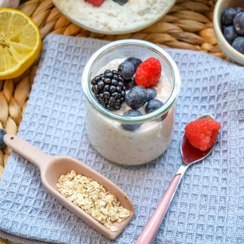 Overnight Oats Haferflocken Rezepte mit Obst