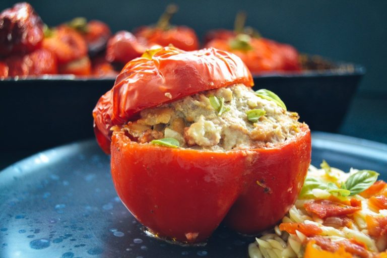 Gefüllte Paprikaschoten mit Hackfleisch - Kochen aus Liebe Gefüllte Paprikaschoten mit Hackfleisch - Kochen aus Liebe