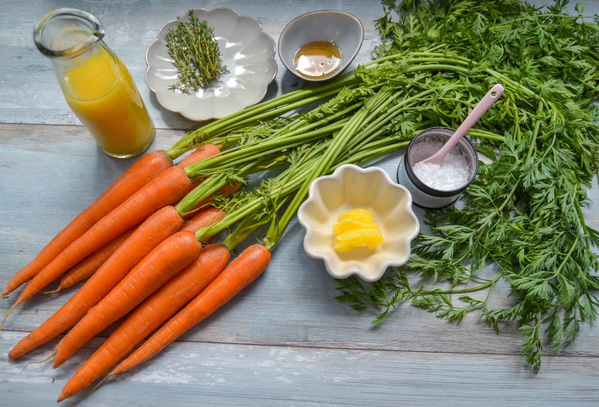 Glasierte Möhren in einem Orangensud - Kochen aus Liebe