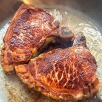 Dry Aged Pork Kotelett braten