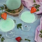 Waldmeister Likör mit Sahne