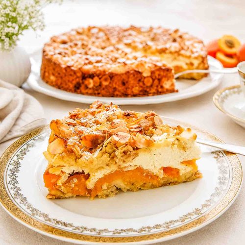 Aprikosen Quarkkuchen mit Streusel