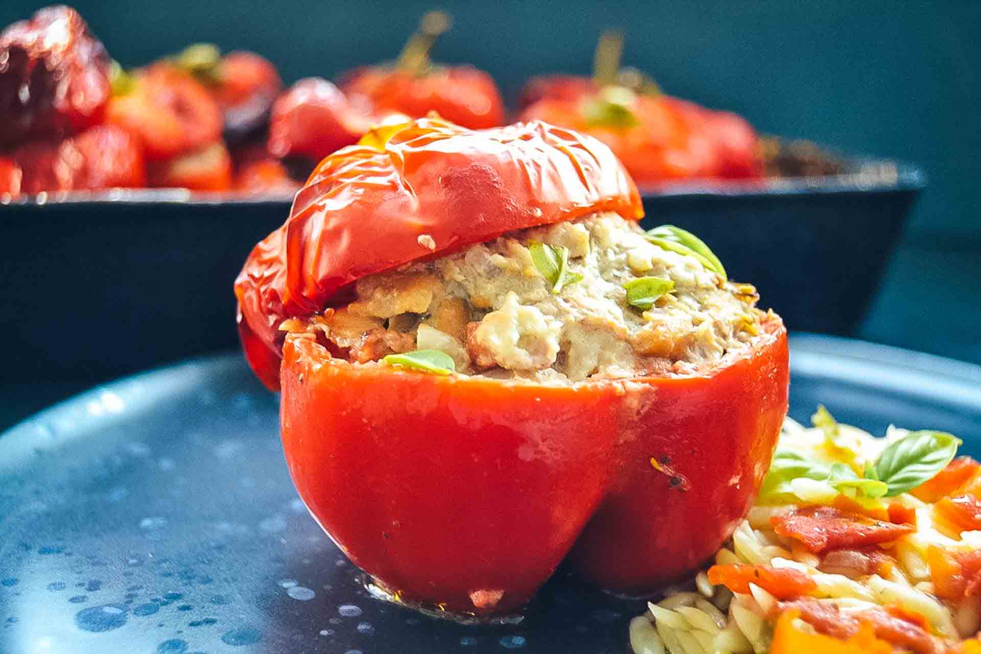 Gefüllte Paprika mit Hackfleisch - Kochen aus Liebe