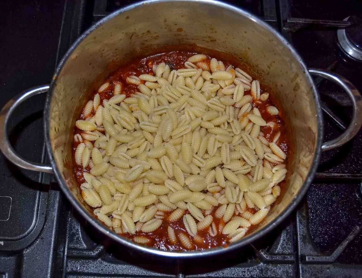 Gnocchetti Rezept Nudeln in Tomatensoße Kochen aus Liebe