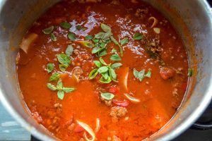 Herzhafte Lasagne-Suppe