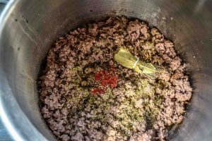 Hackfleisch anbraten