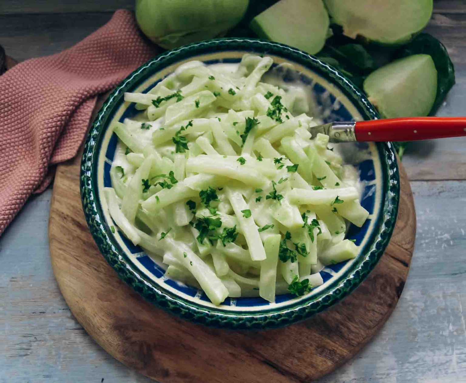 Rahm Kohlrabi-Gemüse Rezept - Kochen aus Liebe