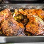 knusprige Entenkeulen im Backofen gegart