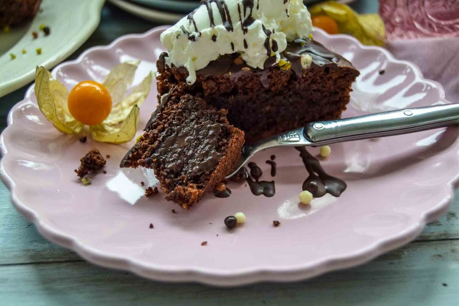 Französischen Schokoladenkuchen ohne Mehl - Kochen aus Liebe