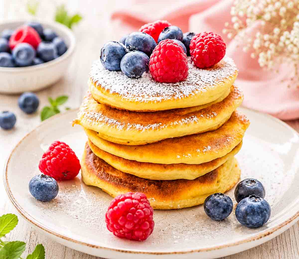 Pancakes kleine amerikanische Pfannkuchen