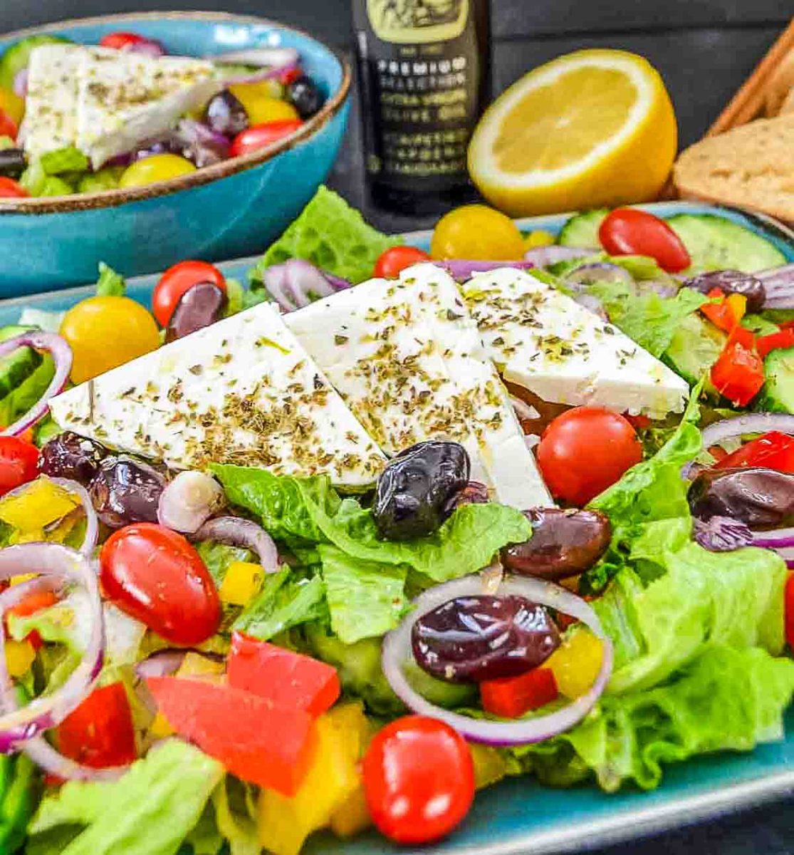 Griechischer Bauernsalat mit Feta 