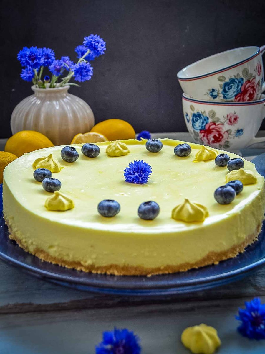 Philadelphia Torte mit Götterspeise Zitrone