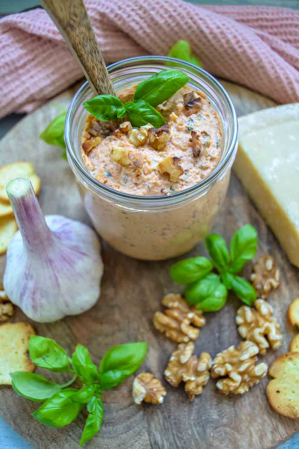 Walnuss Pesto mit Ricotta selber machen Kochen aus Liebe