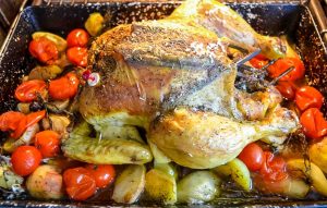 Kikok Hähnchen auf mediterrane Art