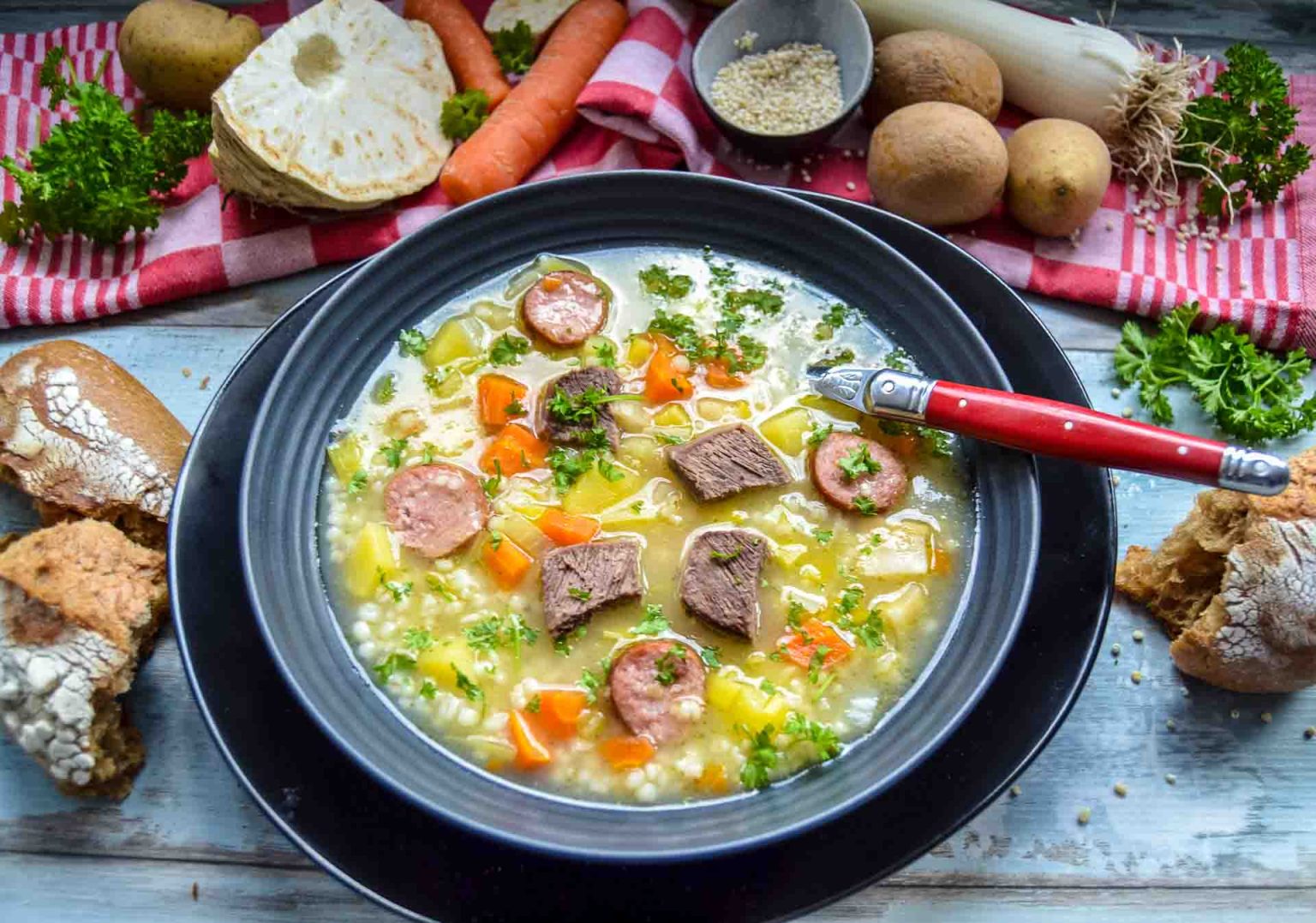 Grüne Bohnensuppe Mit Rindfleisch Ddr Rezept Grüne Bohnensuppe mit Rindfleisch - Kochen aus Liebe