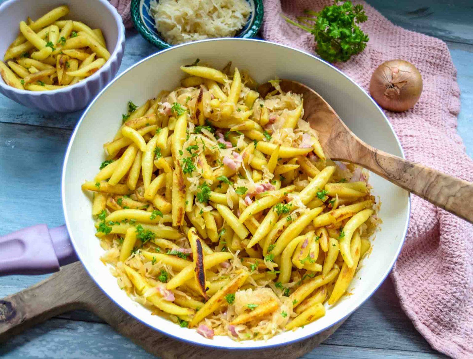 rezept für schupfnudeln mit sauerkraut
