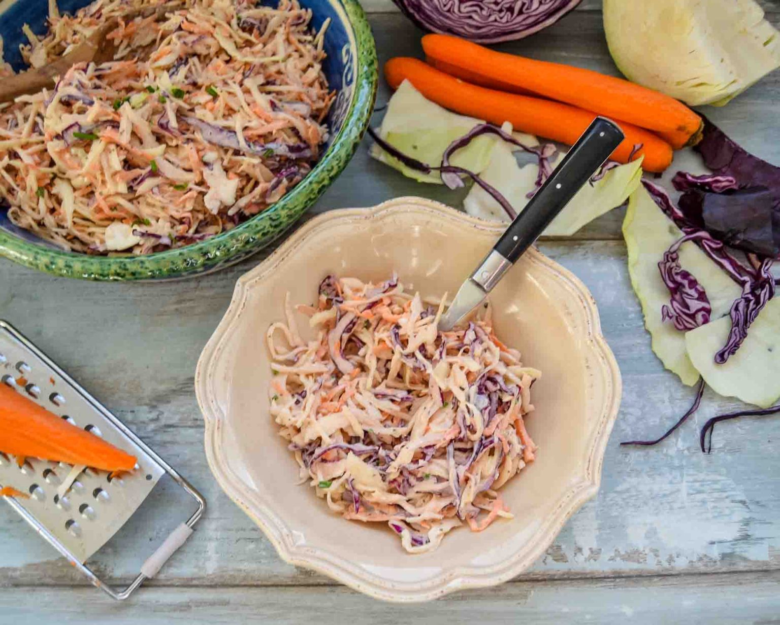 Coleslaw amerikanischer Krautsalat - Kochen aus Liebe