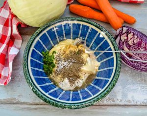 Salatdressing für Weißkrautsalat
